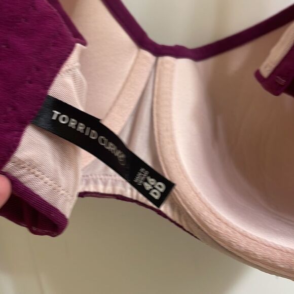 Torrid Lightly Lined Full Coverage Balconette Bra Size 46DD - Picture 14 of 16
